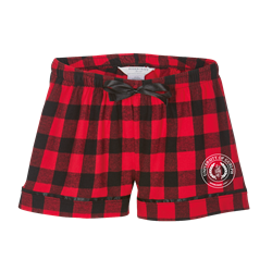 Red/Black W Crested Haley Flannel Short