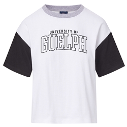 White/Black Guelph Byrnlee BF Tee