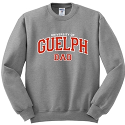 Grey Dad Guelph Crewneck Sweater