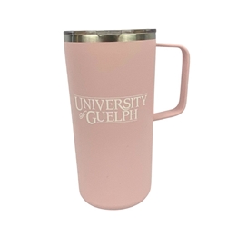 Pink 20 OZ Identifier Travel Mug With Lid