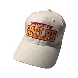 White Guelph Cotton Twill Hat