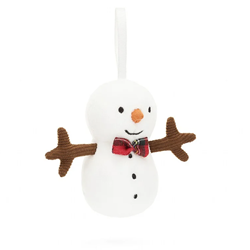 Festive Folly Snowman Decoration - Jellycat