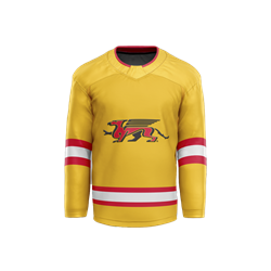 Gold Gryphons Replica Hockey Jersey - Adult & Youth