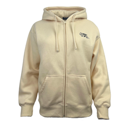 Varsity Full Zip Cream Gryphons Hoodie