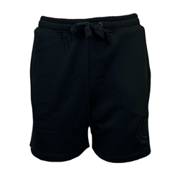 Black Tonal Circle Crest Short