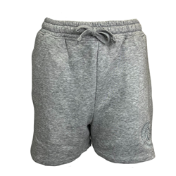 Grey Tonal Circle Crest Short