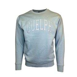 Light Blue University Of Guelph Tonal Twill Crew