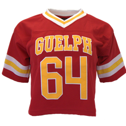 *FINAL SALE* Guelph 64 Football Jersey - Red and Gold