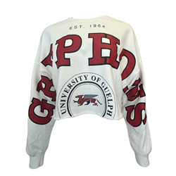 White Gryphons Cropped Crew