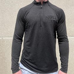 Black lululemon Metal Vent 1/2 Zip 2.0