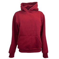 Crimson U of G Circle Crest Stringless Hood