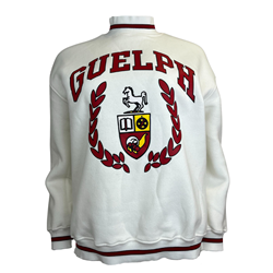 Guelph Laurel Crest Mock Neck Crew