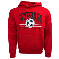 Youth Red Gryphons Soccer Hoodie