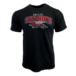 Black Guelph Gryphons Oversized Tee