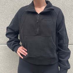 lululemon Oversized Half Zip Scuba - Black