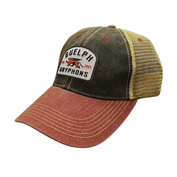 Black/Red Gryphons Trucker Hat