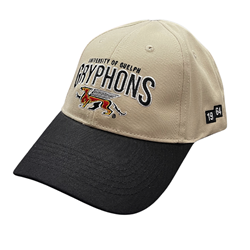 Beige/Black UofG Gryphons Hat