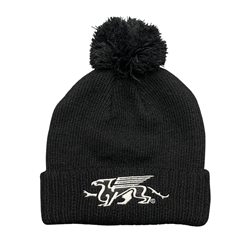 Black/White Guelph Gryphons B-Clutch Pom Toque