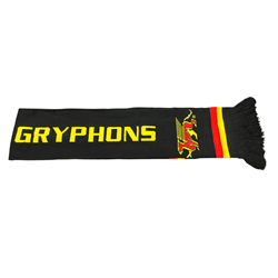 Black Guelph Gryphons Woven Scarf