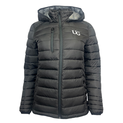 Black UG "Hudson" Womens Puffer Jacket