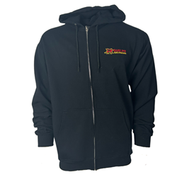 Black Gryphons Horizontal Full Zip Hood