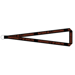 Black Sublimated Lanyard