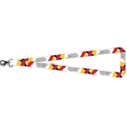 White Sublimated Lanyard