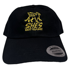 Black She's Got Game Twill Hat