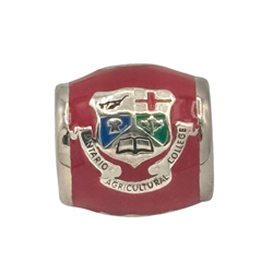 Bead - OAC Crest on Red