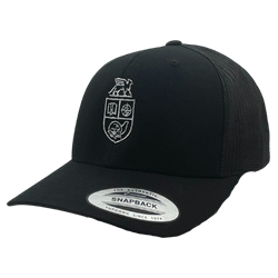 Black UOFG Emblem 6-Panel Trucker Hat