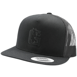 Black Guelph Gryphons ''G'' 5-Panel (Flat Brim) Trucker Hat