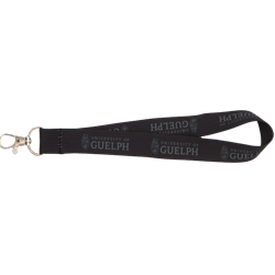 Black New Identifier Sublimated Pocket Lanyard