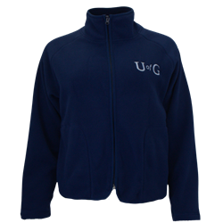 UofG Polar Fleece Full Zip - Navy