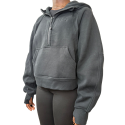 lululemon UofG Scuba Oversized Half-Zip Hoodie - Black