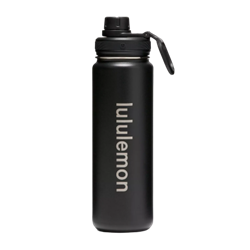 lululemon Back To Life Sports Bottle 24OZ - Black