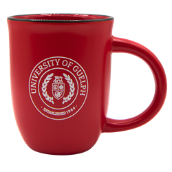 Circle Crest Salem Mug - Red