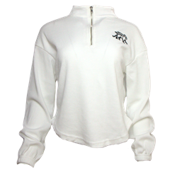 Gryphons Waffle 1/4 Zip - White