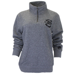 Guelph Gryphons Roots 1/4 Zip - Salt & Pepper