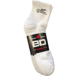 Gryphon 3 Pack Crew Socks - White