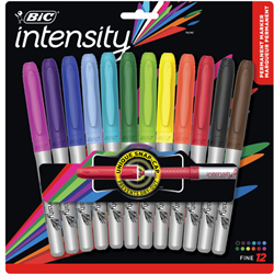 BIC 12 Pack Intensity Permanent Marker