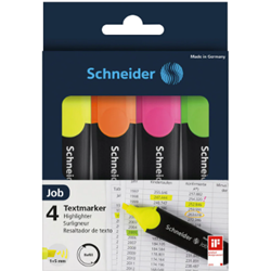 Schneider 4 Pack Job Highlighters