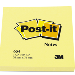 3M Canary 3x3 Post-it Note