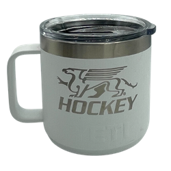Yeti 14 oz Gryphons Hockey Mug With Lid - White