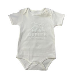 Gryphons Stacked Baby Onesie - Natural