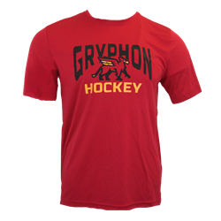 Gryphon Hockey Performance Tee - Red
