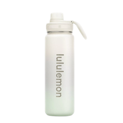 lululemon Back To Life Sports Bottle with Straw 24oz - Ivory/Pistachio/Matcha