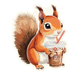 Squirrel Sticker