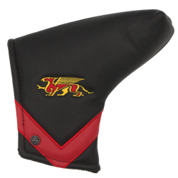 Gryphons Blade Putter Cover "Arrow" - Black & Red
