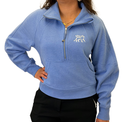 lululemon Gryphons Scuba Oversized Funnel Neck Half-Zip - Prep Blue