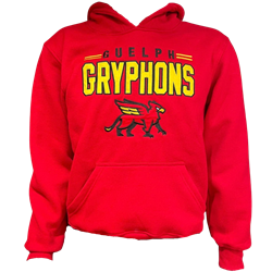 Guelph Gryphons Twill Hood - Red